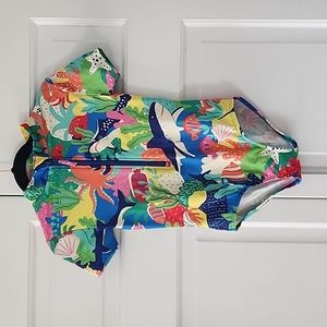 Mini Boden Short Sleeve Rashguard Swim Suit